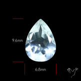 Hyalite Opal Faceted Fluorescent under UV Light