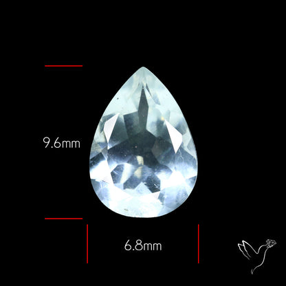 Hyalite Opal Faceted Fluorescent under UV Light