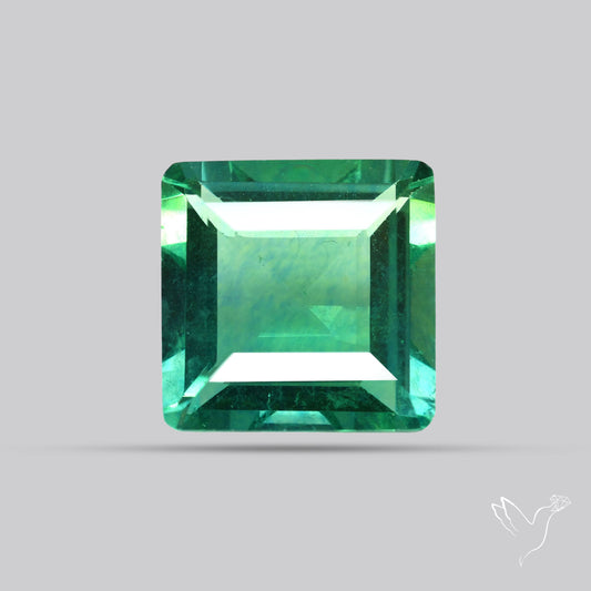 AAA Teal Blue Fluorite Faceted Fine Gemstone