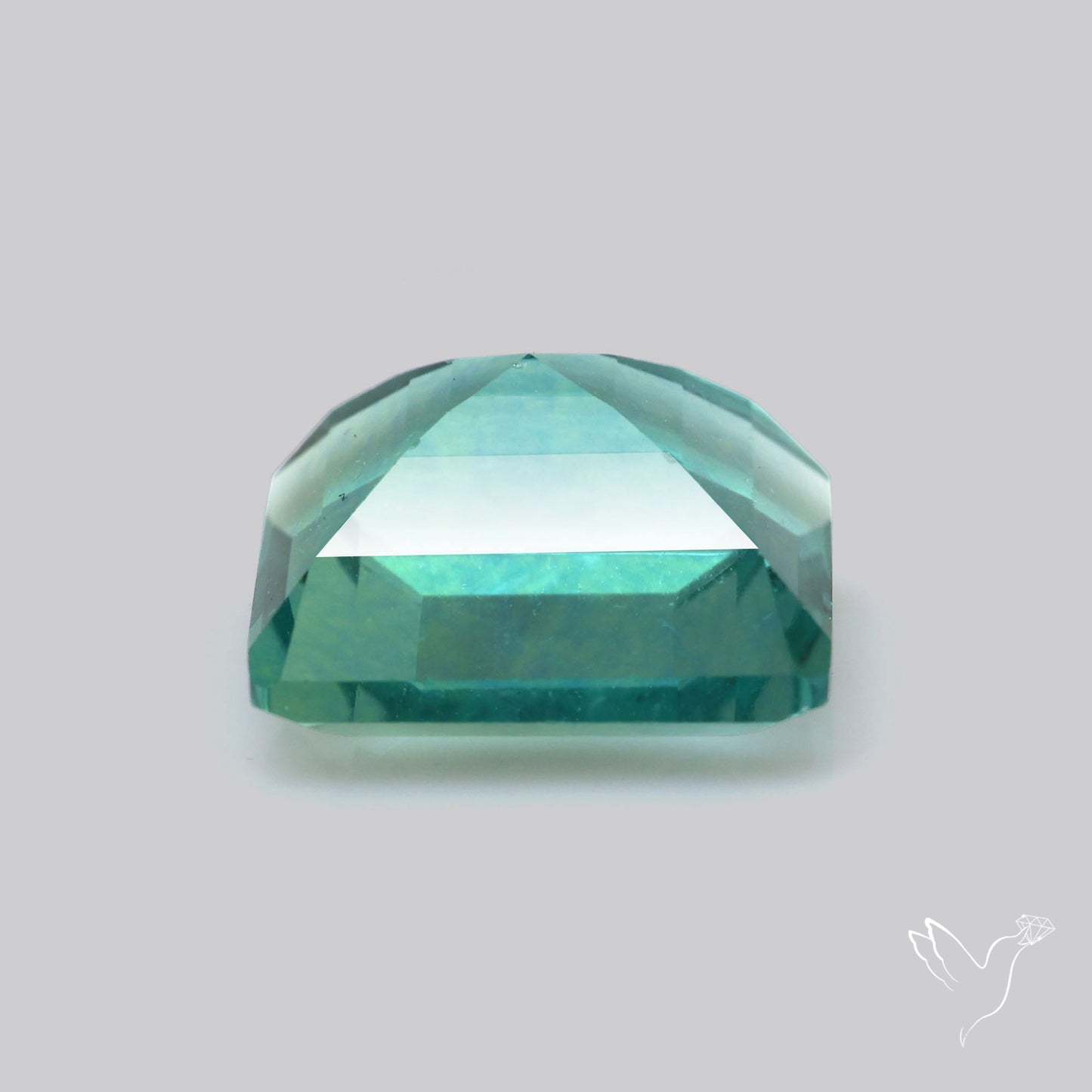 AAA Teal Blue Fluorite Faceted Fine Gemstone