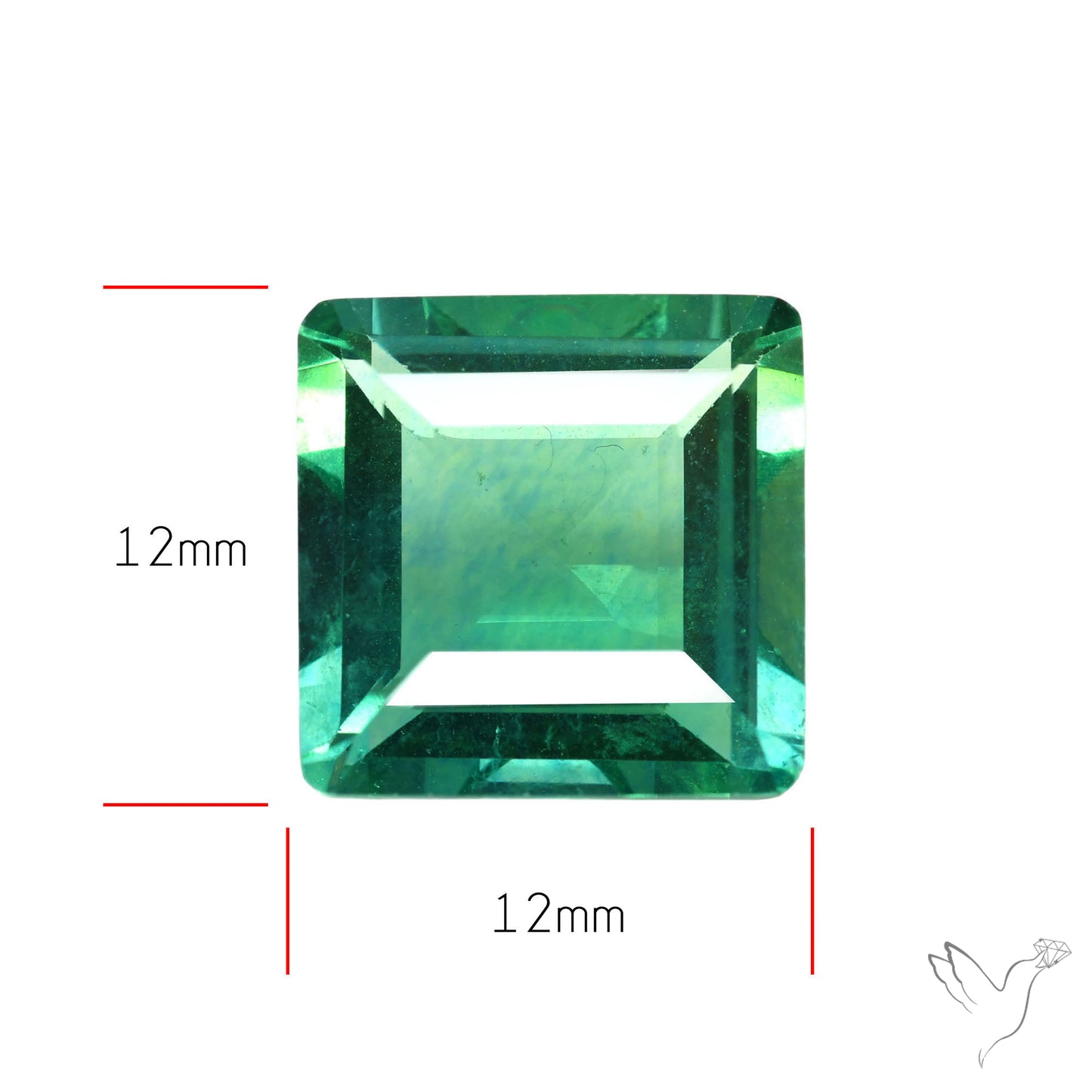 AAA Teal Blue Fluorite Faceted Fine Gemstone