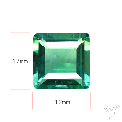 AAA Teal Blue Fluorite Faceted Fine Gemstone
