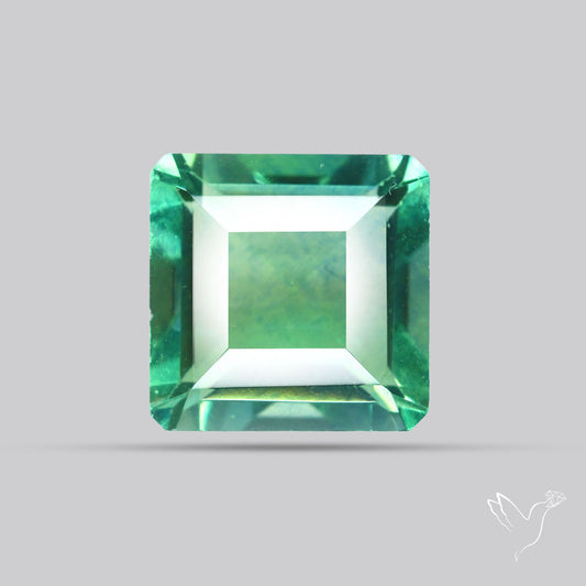 AAA Teal Blue Fluorite Faceted Fine Gemstone