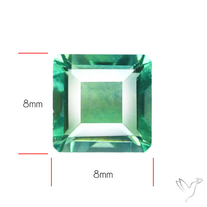 AAA Teal Blue Fluorite Faceted Fine Gemstone