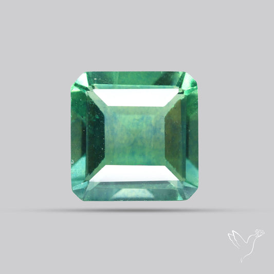 AAA Teal Blue Fluorite Faceted Fine Gemstone