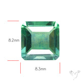 AAA Teal Blue Fluorite Faceted Fine Gemstone
