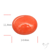 Japanese Red Coral Rare Cabochon