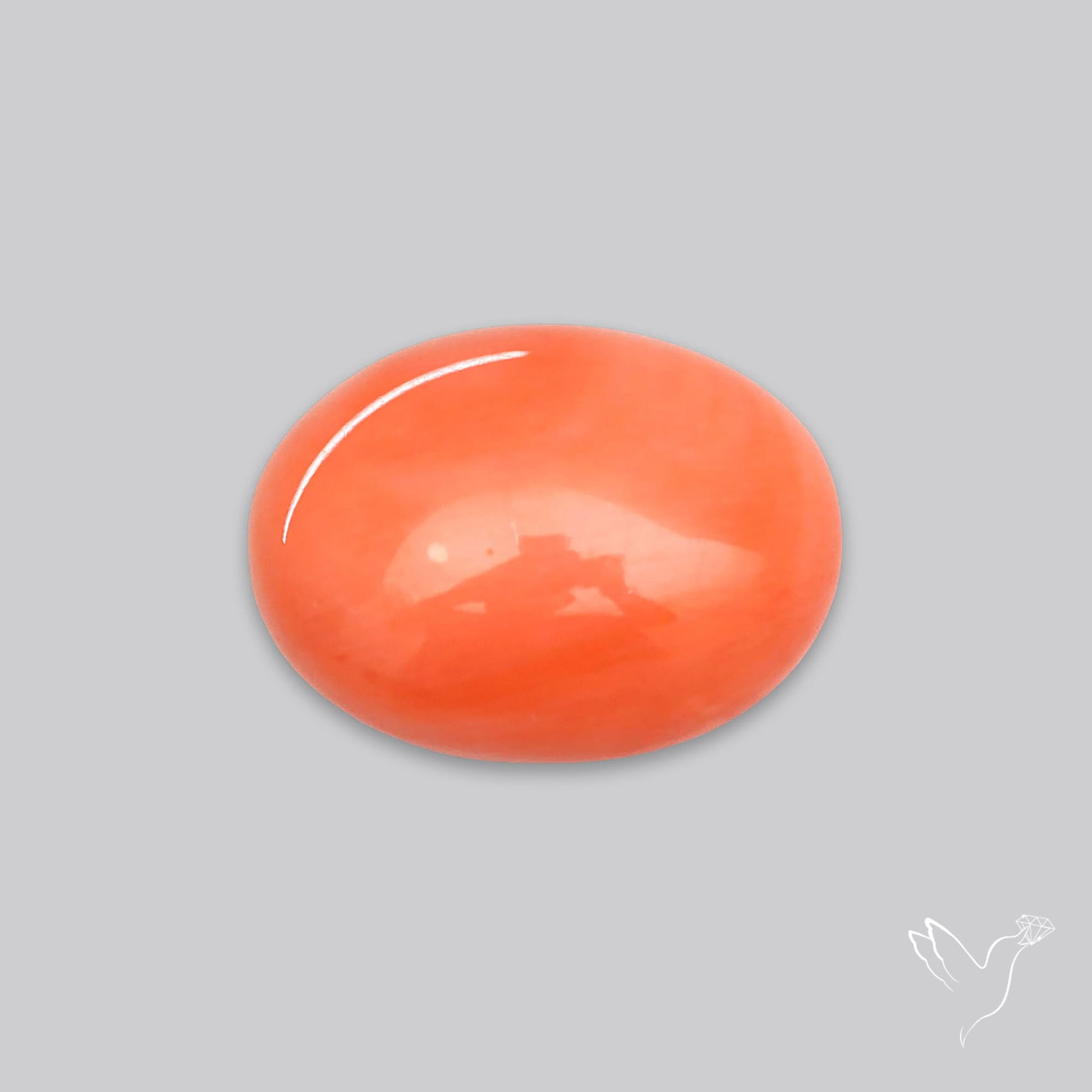 Japanese Red Coral Rare Cabochon