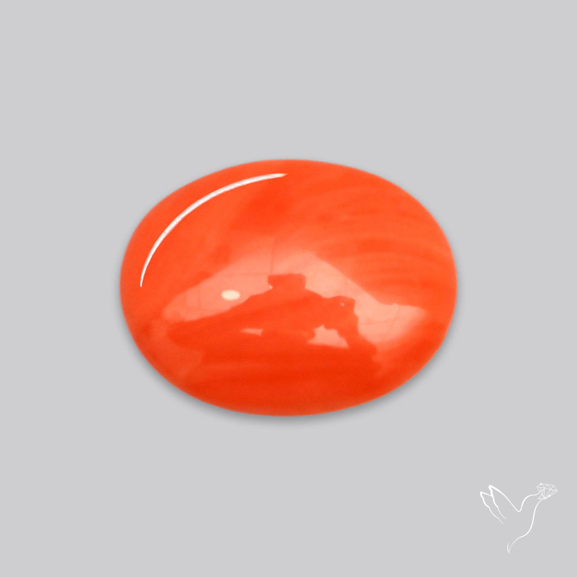 Japanese Red Coral Rare Cabochon