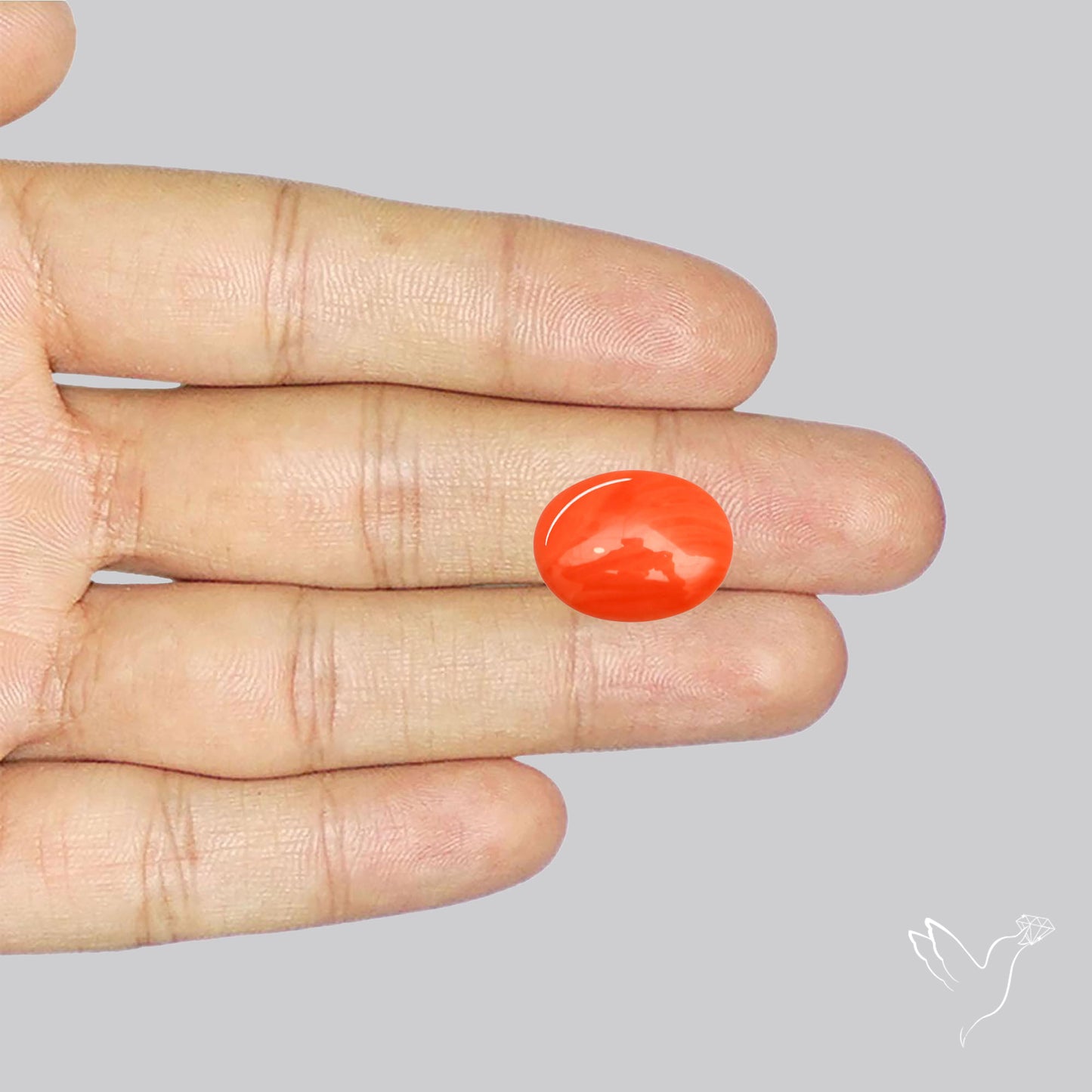 Japanese Red Coral Rare Cabochon