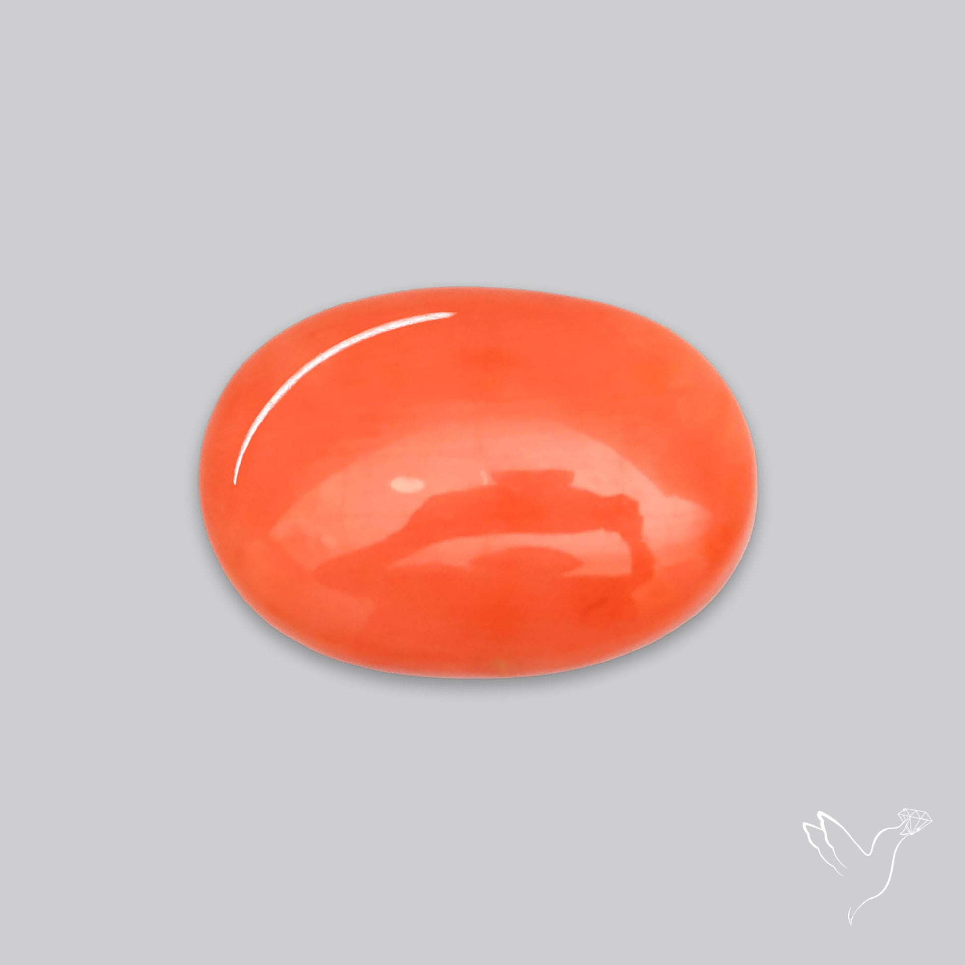 Japanese Red Coral Rare Cabochon