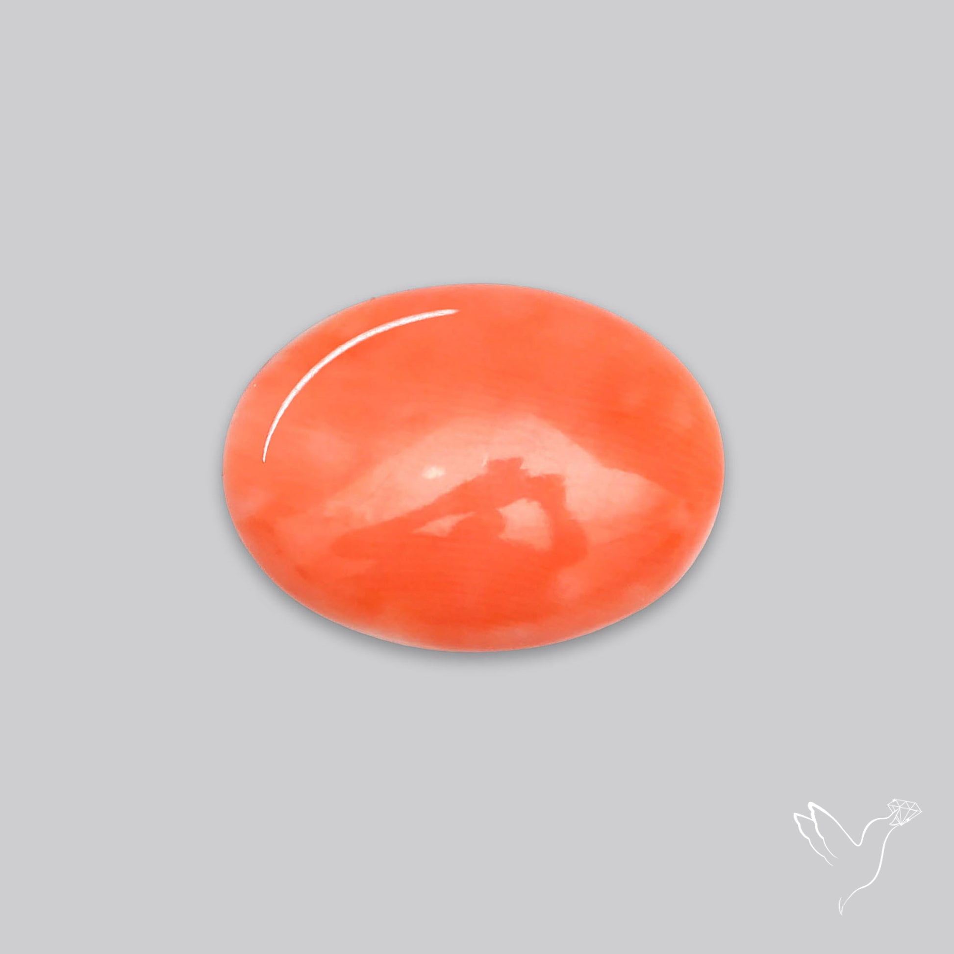 Japanese Red Coral Rare Cabochon
