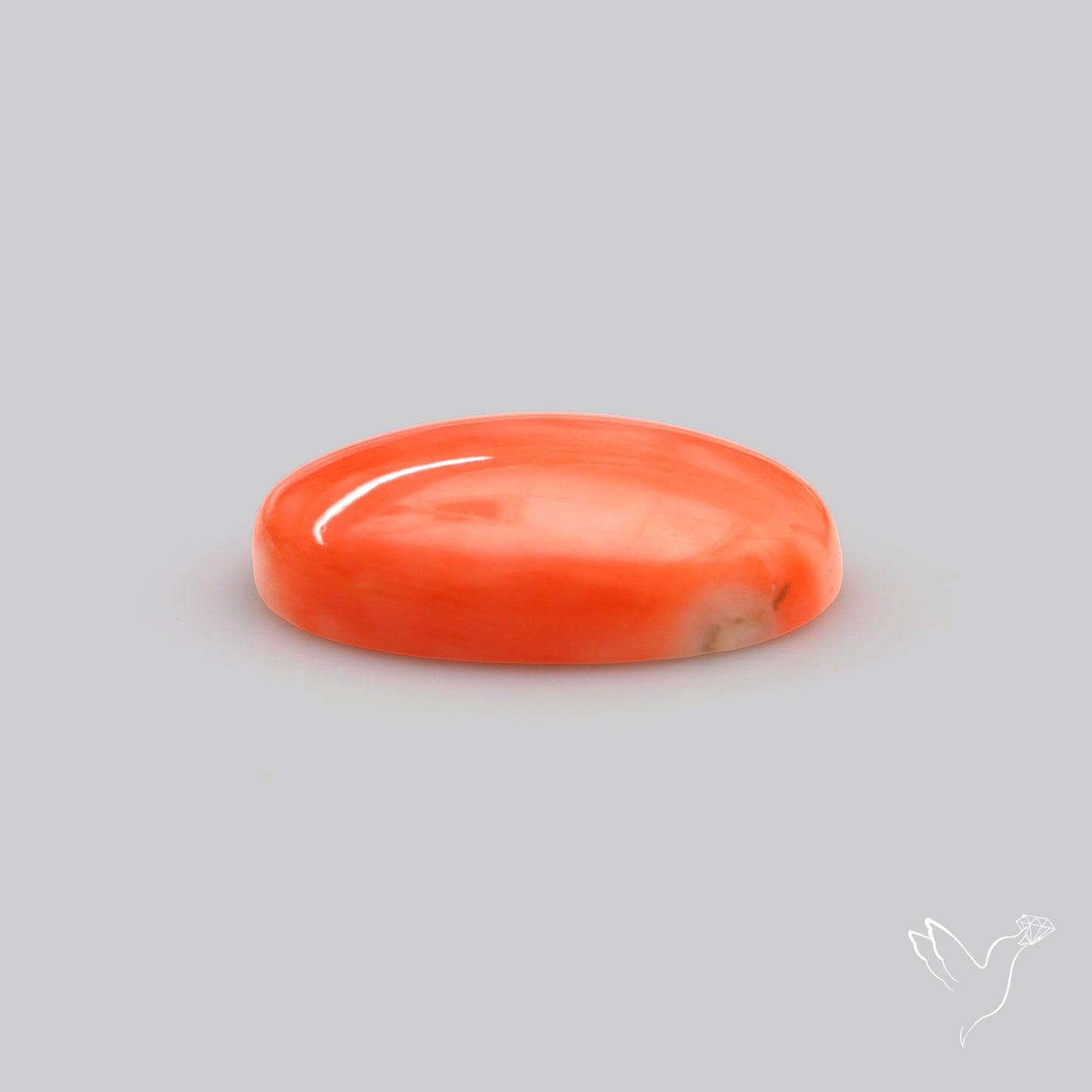Japanese Red Coral Rare Cabochon