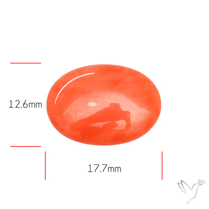 Japanese Red Coral Rare Cabochon