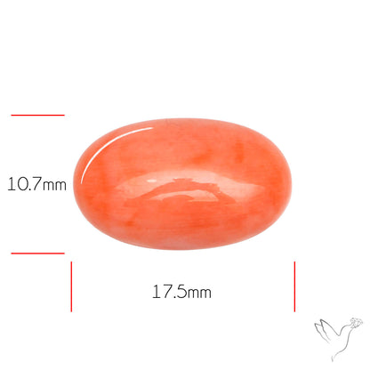 Japanese Red Coral Rare Cabochon