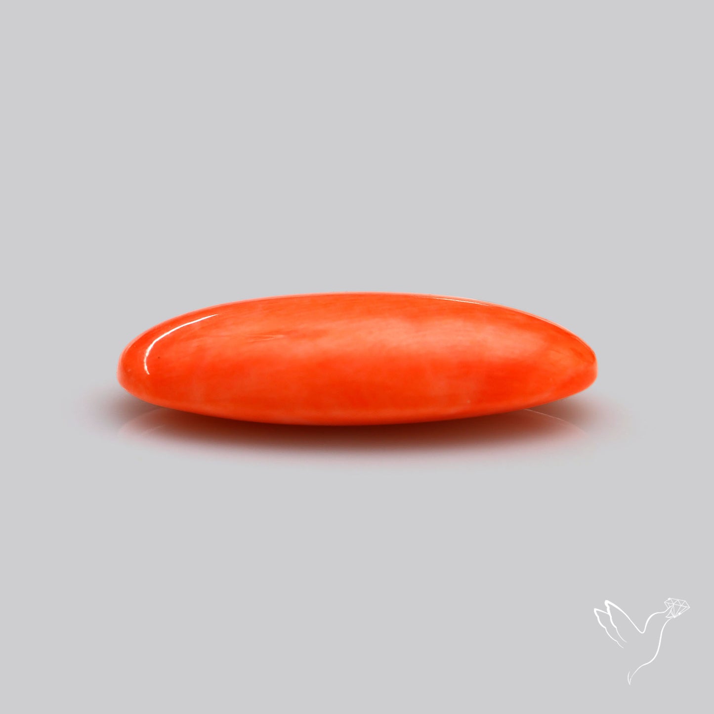 Japanese Red Coral Rare Cabochon