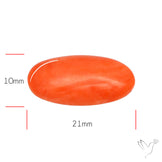 Japanese Red Coral Rare Cabochon