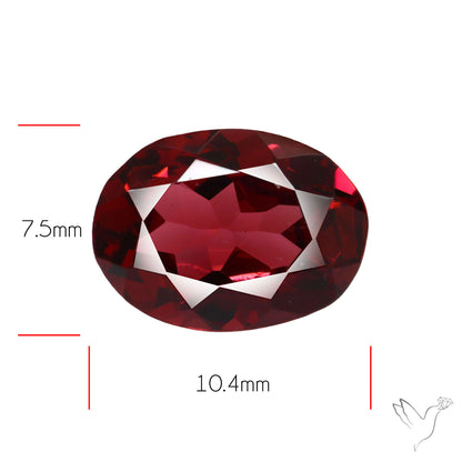 Faceted Rhodolite Garnet AAA Fine Gemstone
