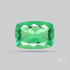 Deep Mint Green Fluorite Faceted Fine Gemstone