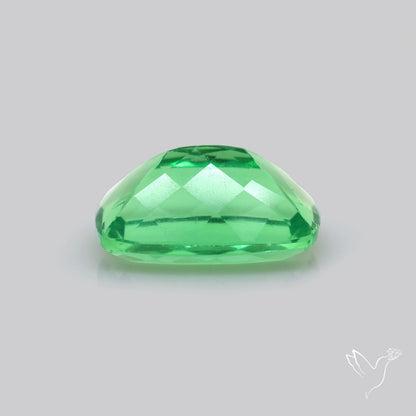 Deep Mint Green Fluorite Faceted Fine Gemstone