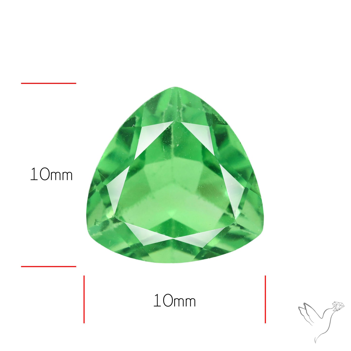 Deep Mint Green Fluorite Faceted Fine Gemstone