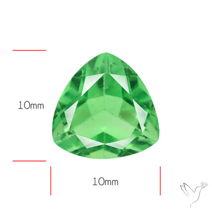 Deep Mint Green Fluorite Faceted Fine Gemstone