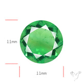Deep Mint Green Fluorite Faceted Fine Gemstone