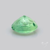 Deep Mint Green Fluorite Faceted Fine Gemstone