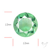 Deep Mint Green Fluorite Faceted Fine Gemstone