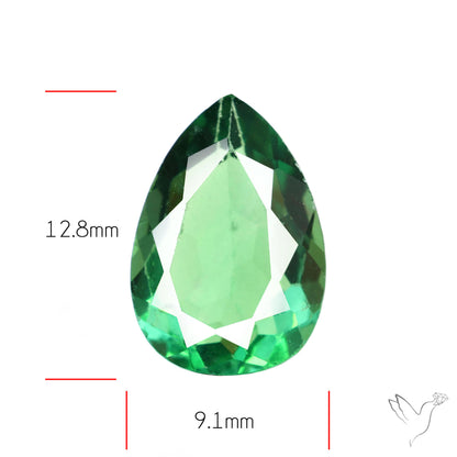 Deep Mint Green Fluorite Faceted Fine Gemstone