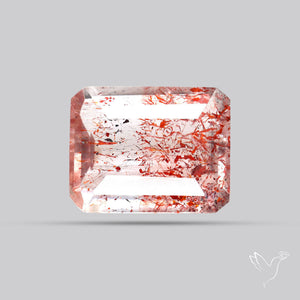 Bicolor Lepidocrocite In Amethyst Super Seven Amethyst Faceted Fine Gemstone