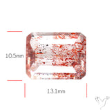 Bicolor Lepidocrocite In Amethyst Super Seven Amethyst Faceted Fine Gemstone