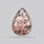 Diopside in Rose Quartz Faceted Fine Gemstone