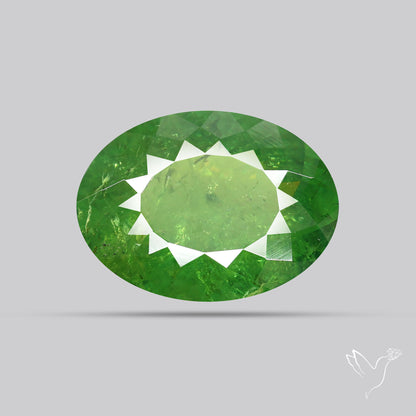 Rare Large Ural Demantoid Garnets Faceted Fine Gemstone