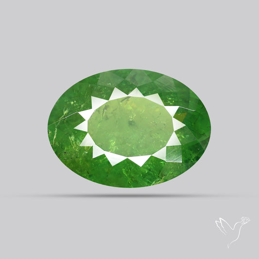Rare Large Ural Demantoid Garnets Faceted Fine Gemstone
