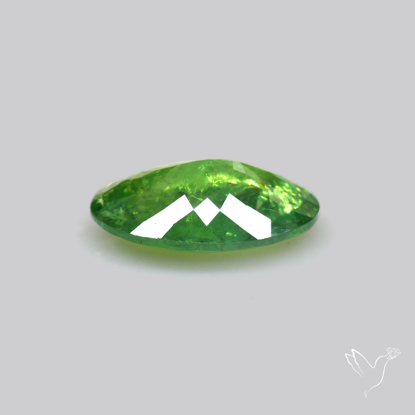 Rare Large Ural Demantoid Garnets Faceted Fine Gemstone
