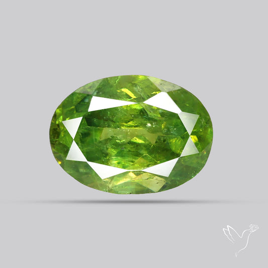 Rare Ural Demantoid Garnets Faceted Fine Gemstone