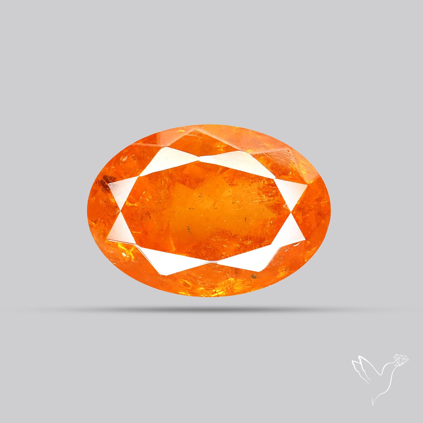 Spessartite Orange Garnet Faceted Fine Gemstone