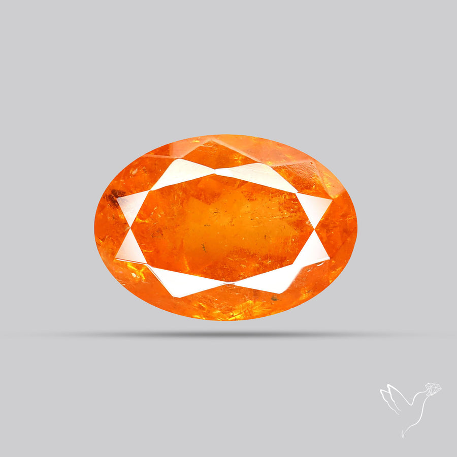 Spessartite Orange Garnet Faceted Fine Gemstone