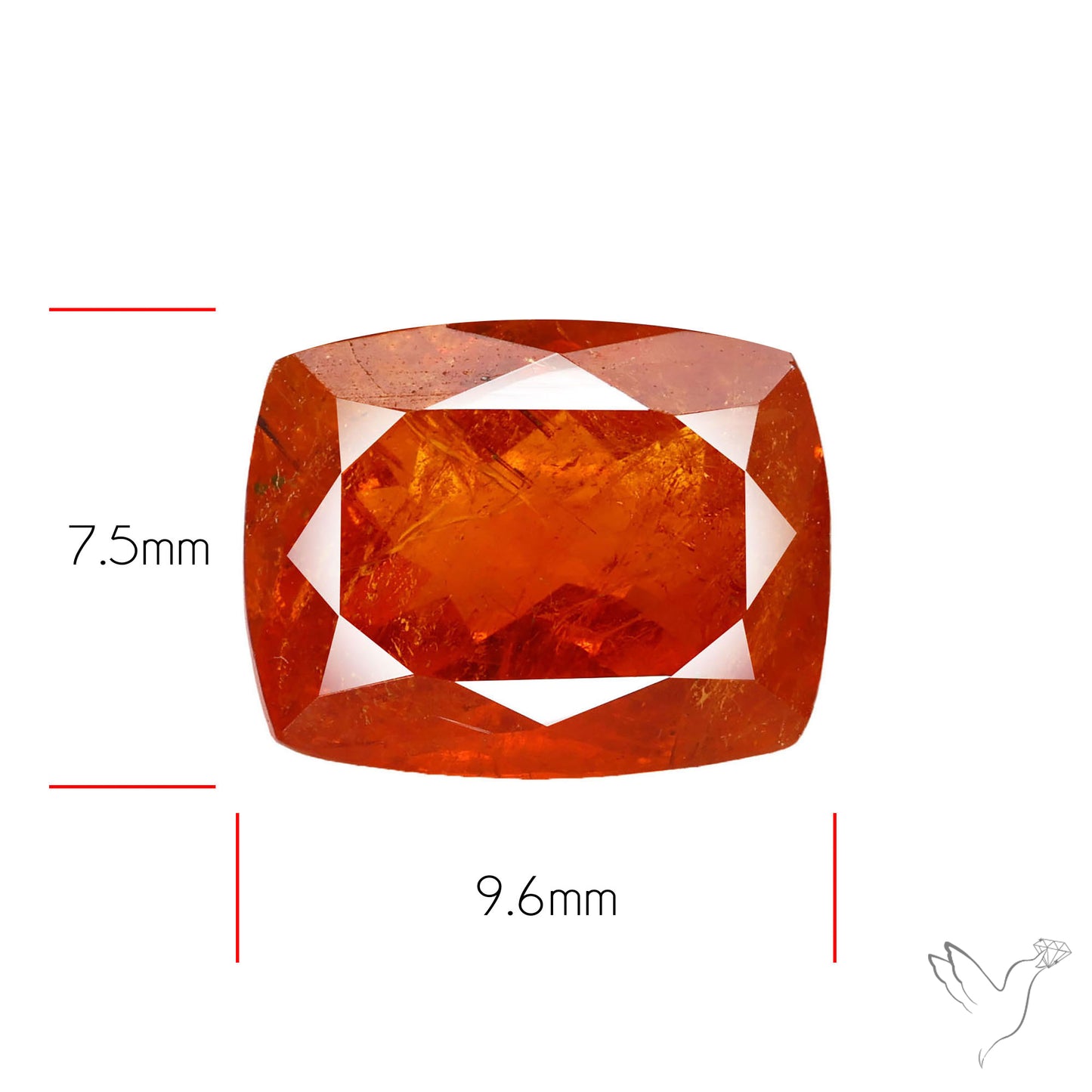 Spessartite Orange Garnet Faceted Fine Gemstone