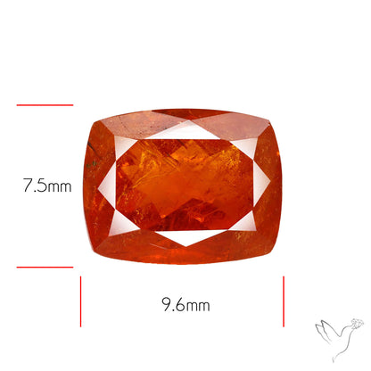 Spessartite Orange Garnet Faceted Fine Gemstone