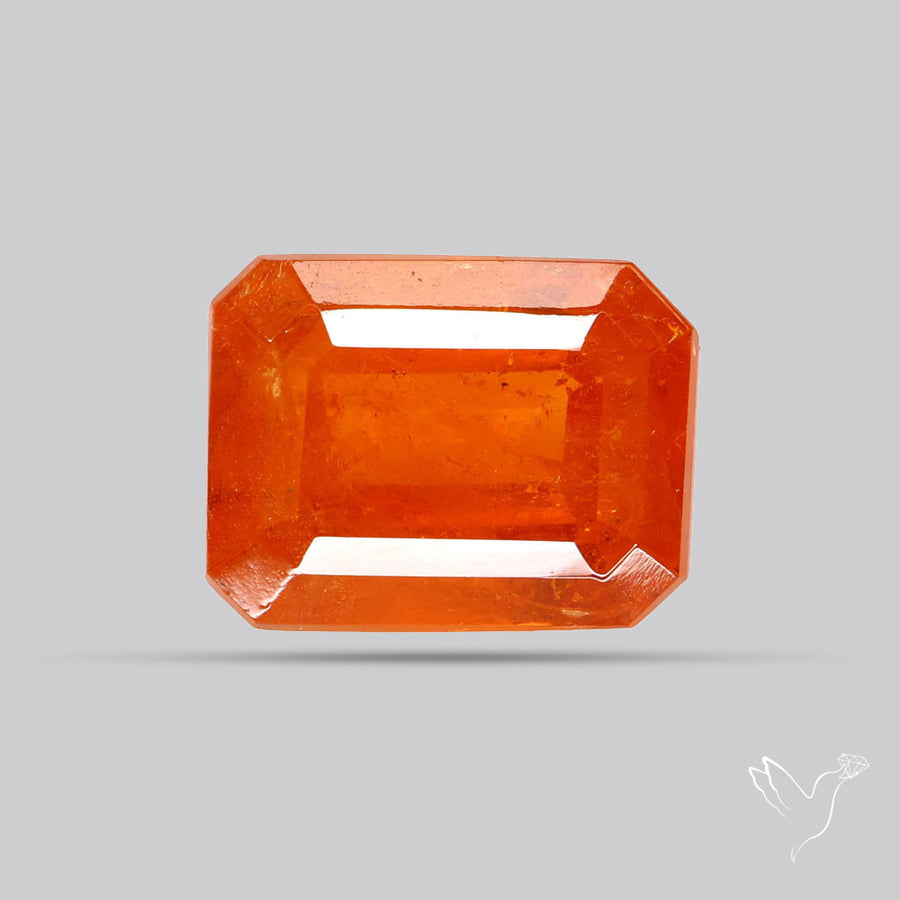 Spessartite Orange Garnet Faceted Fine Gemstone
