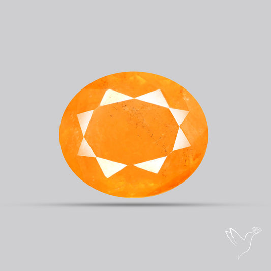 Spessartite Fanta Orange Garnet Faceted Fine Gemstone