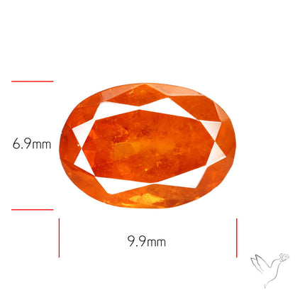 Spessartite Orange Garnet Faceted Fine Gemstone
