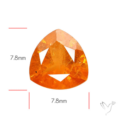 Spessartite Orange Garnet Faceted Fine Gemstone