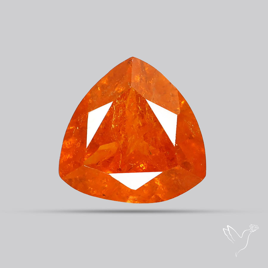 Spessartite Orange Garnet Faceted Fine Gemstone
