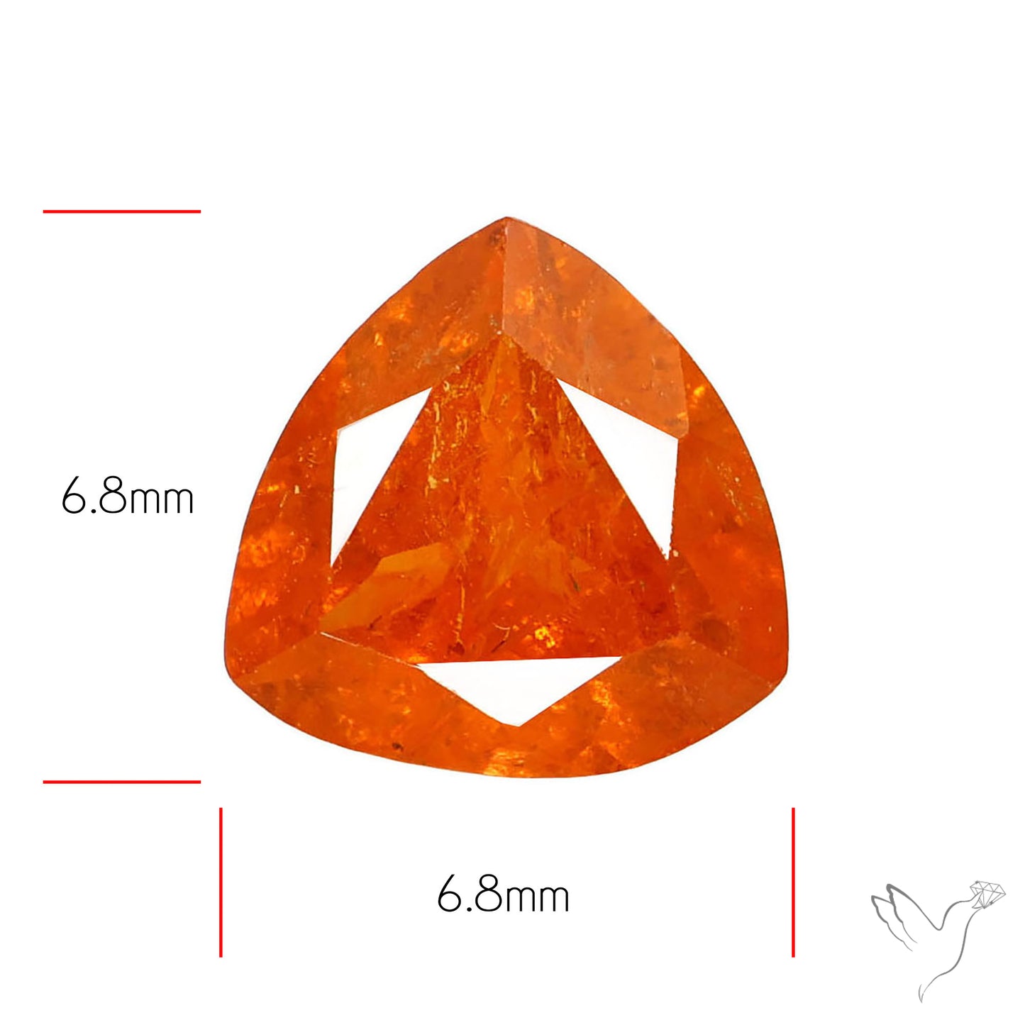 Spessartite Orange Garnet Faceted Fine Gemstone