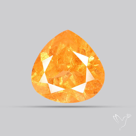 Spessartite Fanta Orange Garnet Faceted Fine Gemstone