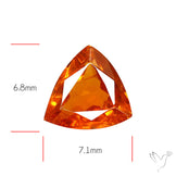 Spessartite Orange Garnet Faceted Fine Gemstone