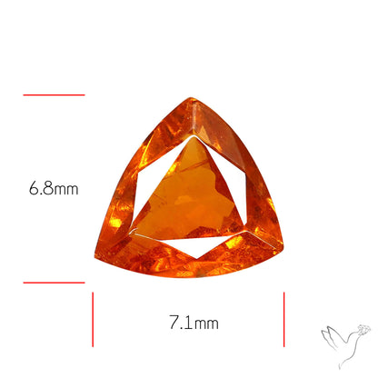 Spessartite Orange Garnet Faceted Fine Gemstone